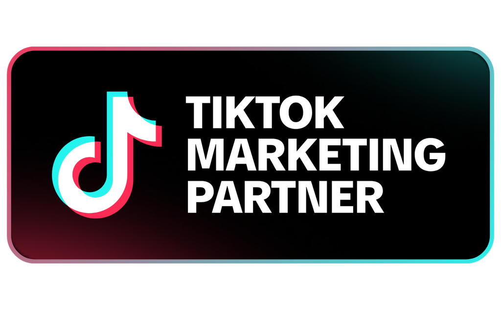 TikTok Marketing Partner badge - Tiger Pistol badged TikTok Channel Sales Partner
